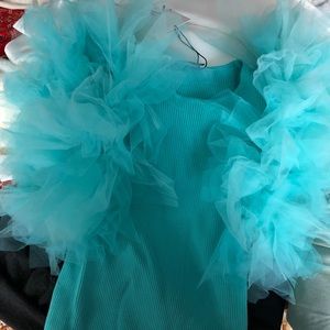 ZARA NWT RUFFLED BLOUSE